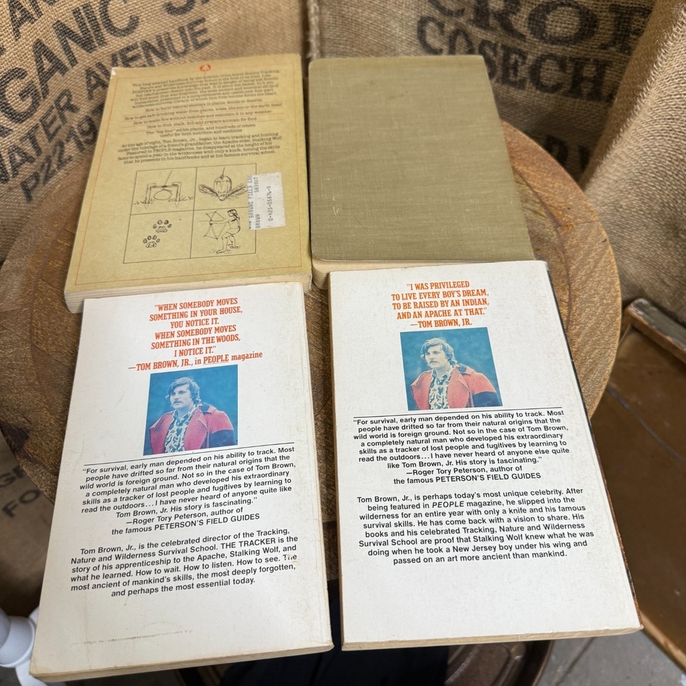 Wilderness Survival Books Lot Tom Brown Jr Tracker Search + Calvin Rutstrum 4 - Picture 2 of 5